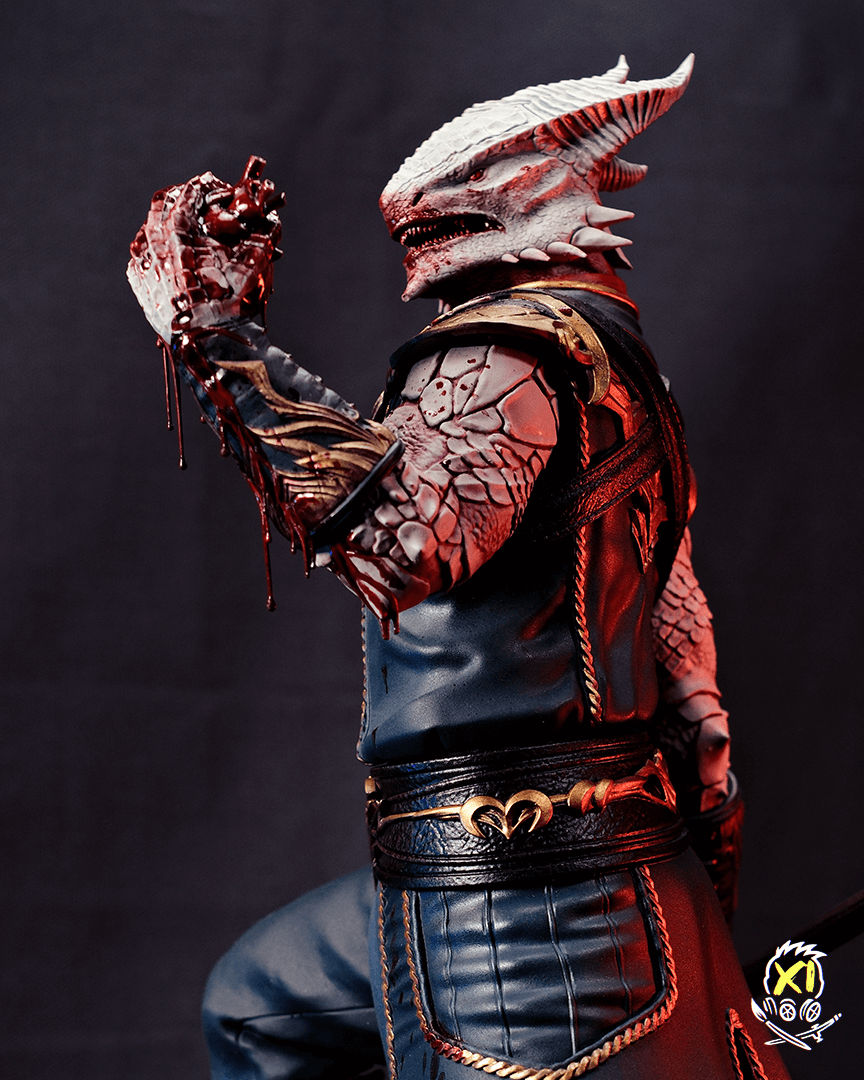 Stratum XI hand-painted 3D printed Dark Urge (Dragonborn) statue from Baldurs Gate 3 (sculpted by H3ll Creator) - image 3 of 7